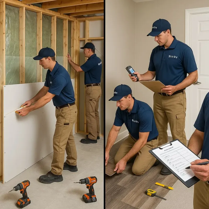 Repairs and Reconstruction process in Cadott, WI